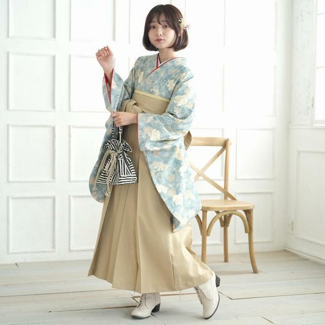 ひよこ商店 2尺袖着物 袴 2点セット 袴99cm(身長163-170cm) 袴セット