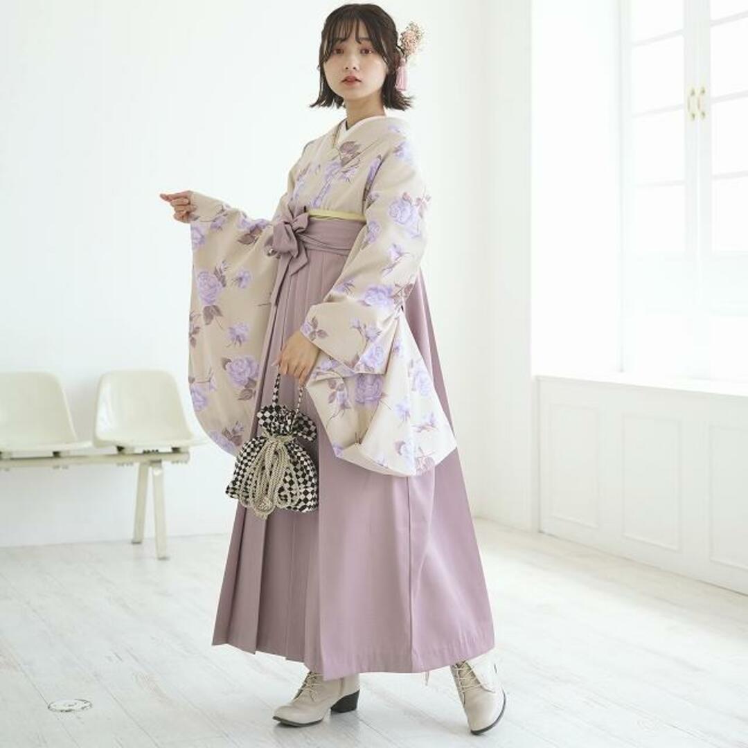 utatane 2尺袖着物 袴 2点セット 袴99cm(身長約163-170cm) 袴セット