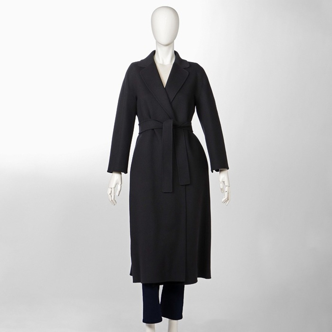 極美品 S MaxMara クチートアマーノ ロングコート グレー 40