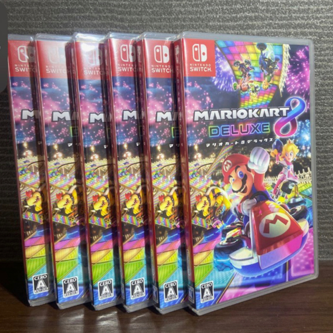 新品未開封品】マリオカート8 デラックス Switch スイッチ ソフト6本 新品未開封品】マリオカート8 デラックス Switch スイッチ ソフト6本