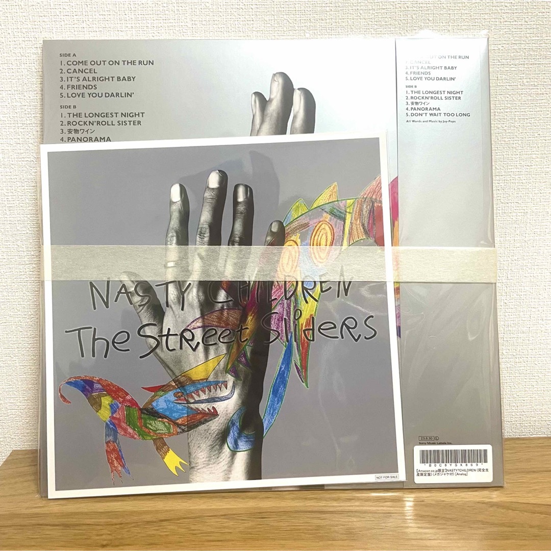 THE STREET SLIDERS NASTY CHILDREN メガジャケ付 エンタメ/ホビーのCD(ポップス/ロック(邦楽))の商品写真