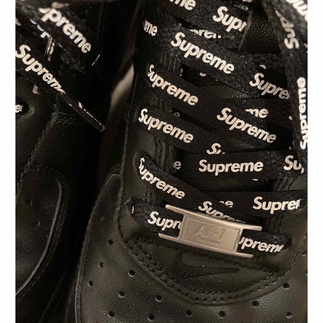 supreme NIKE air force1 low black 27cm