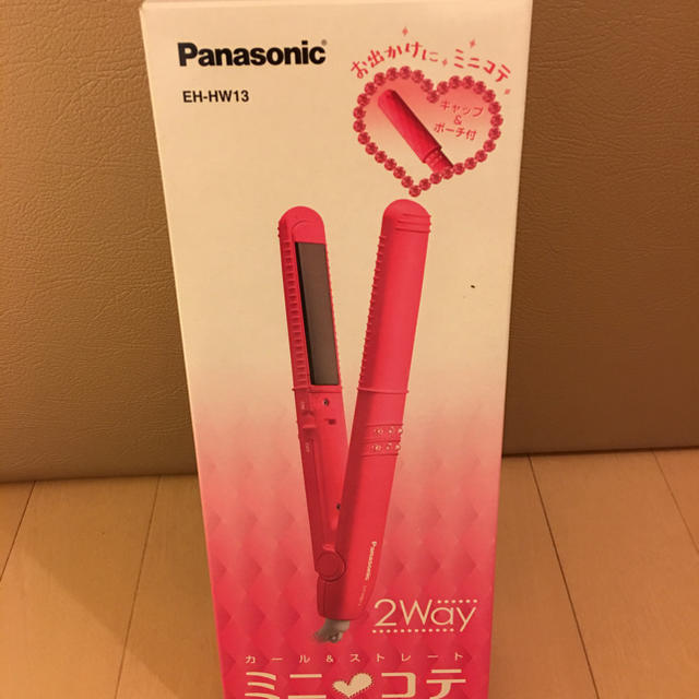 Panasonic(パナソニック)のPanasonic ミニ♡コテ 新品 コスメ/美容のヘアケア/スタイリング(カーラー(マジック/スポンジ))の商品写真