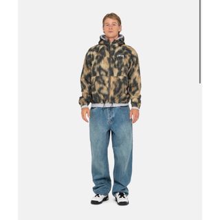 ステューシーstussy BEACH SHELL FUR PRINT XLサイズ | www