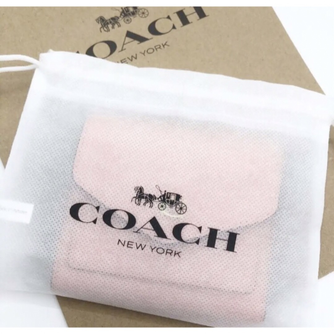 COACH(コーチ)の【COACH☆新品】ウィン スモール ウォレット！ピンク！クロスグレイン レザー レディースのファッション小物(財布)の商品写真