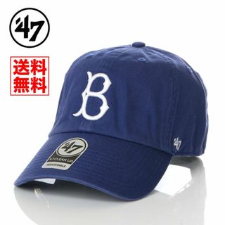 フォーティセブン(47 Brand)の新品 47BRAND B ブルックリン ドジャース キャップ 青 帽子(キャップ)