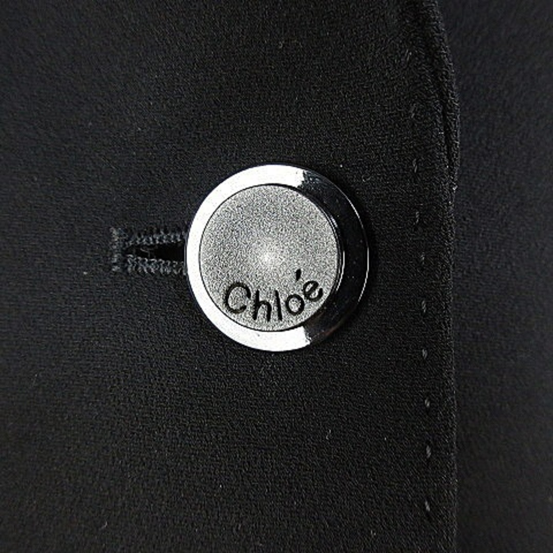 Chloe(クロエ)のクロエ フォーマルスーツ 上下 テーラードジャケット パンツ 7AR 黒 レディースのフォーマル/ドレス(スーツ)の商品写真
