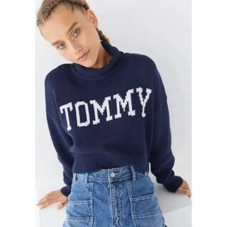 トミージーンズ(TOMMY JEANS)のTOMMY JEANS【定価:約20,000円】【激レア】薄手ニット(ニット/セーター)