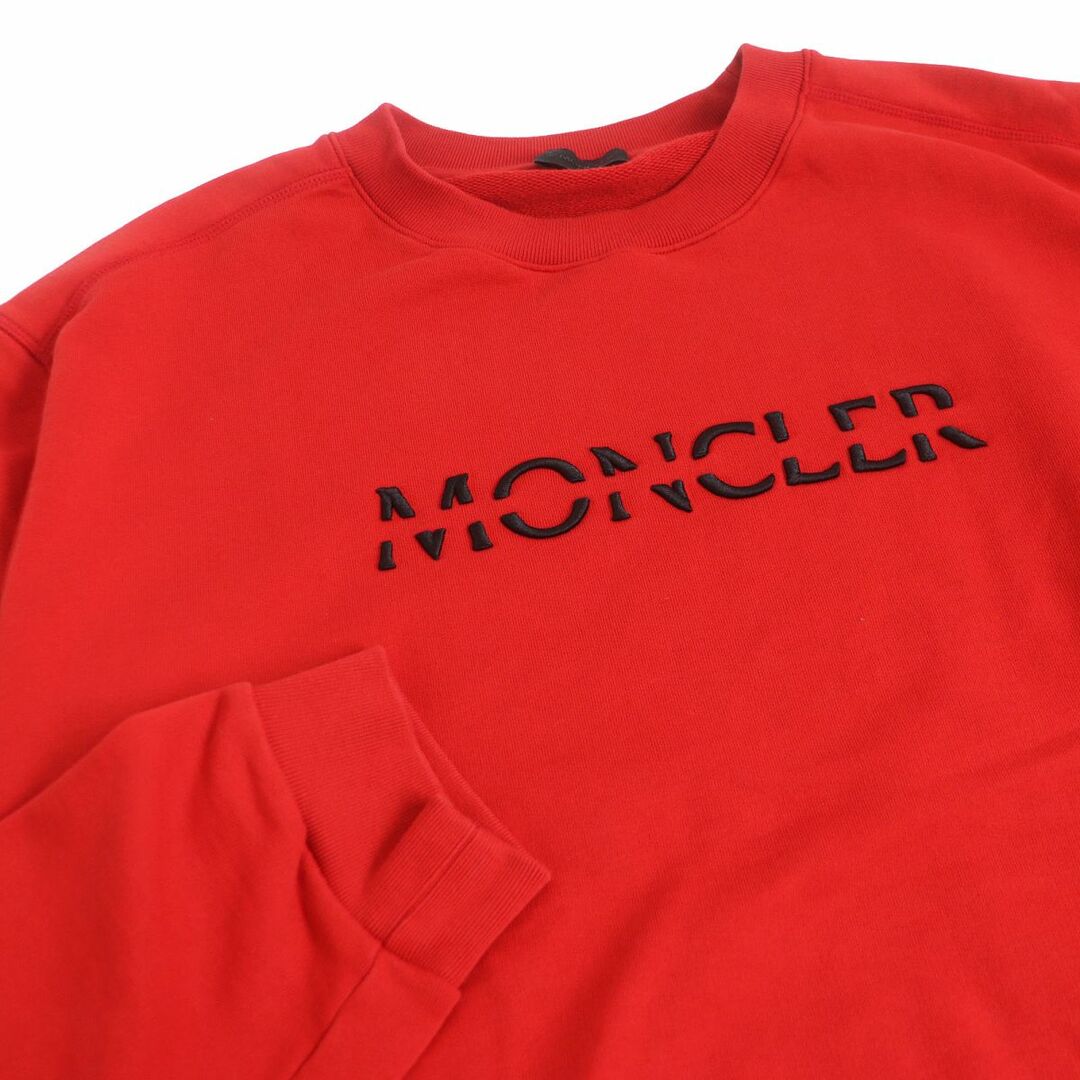 【ドンドン見直し】未使用品☆正規品 MONCLER モンクレール 2021年製 ロゴ入り オーバーサイズ スウェット 白 XS レディース ハンガー付