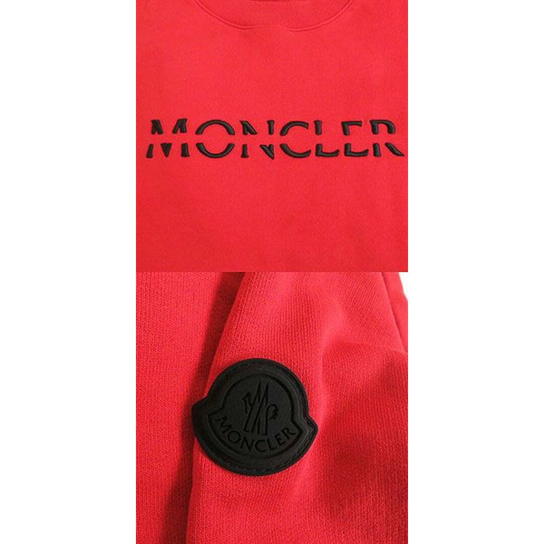 【ドンドン見直し】未使用品☆正規品 MONCLER モンクレール 2021年製 ロゴ入り オーバーサイズ スウェット 白 XS レディース ハンガー付