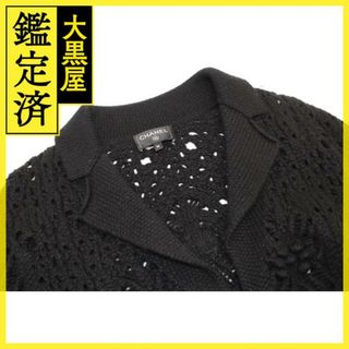 CHANEL - CHANEL シャネル カーディガン レディース36 ブラック 【200