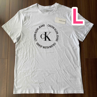 カルバンクライン(Calvin Klein)の【新品】カルバンクライン Calvin Klein Tシャツ 白 メンズL(Tシャツ/カットソー(半袖/袖なし))