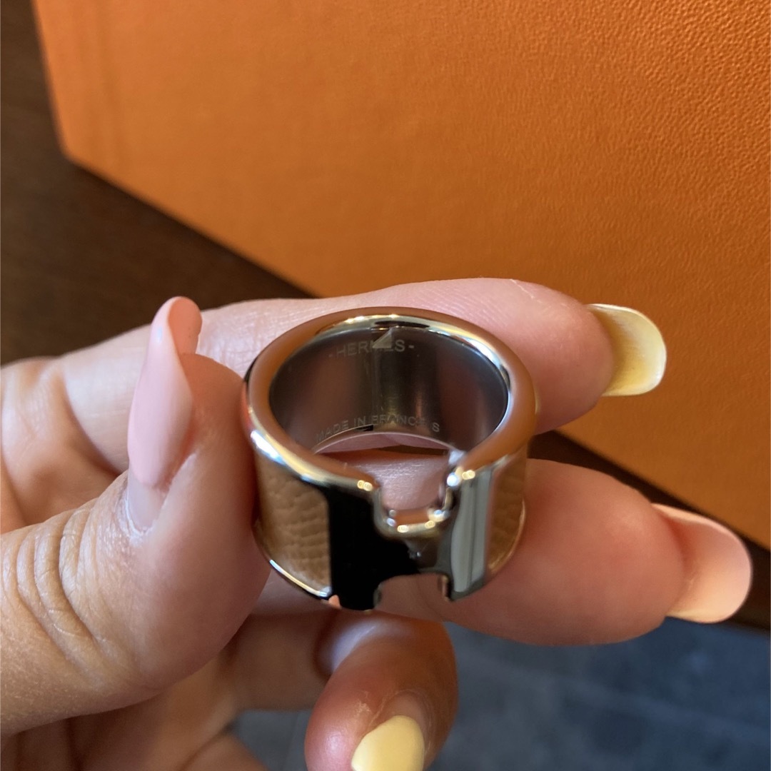 人気新品 HERMES ゴールドS シルバー オランプ リング 新品☆エルメス - イヤリング、ピアス