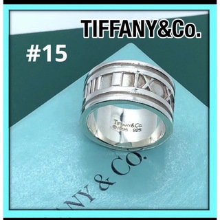 Tiffany & Co. - ティファニーリング アトラス ワイドリング 幅約12mm ...