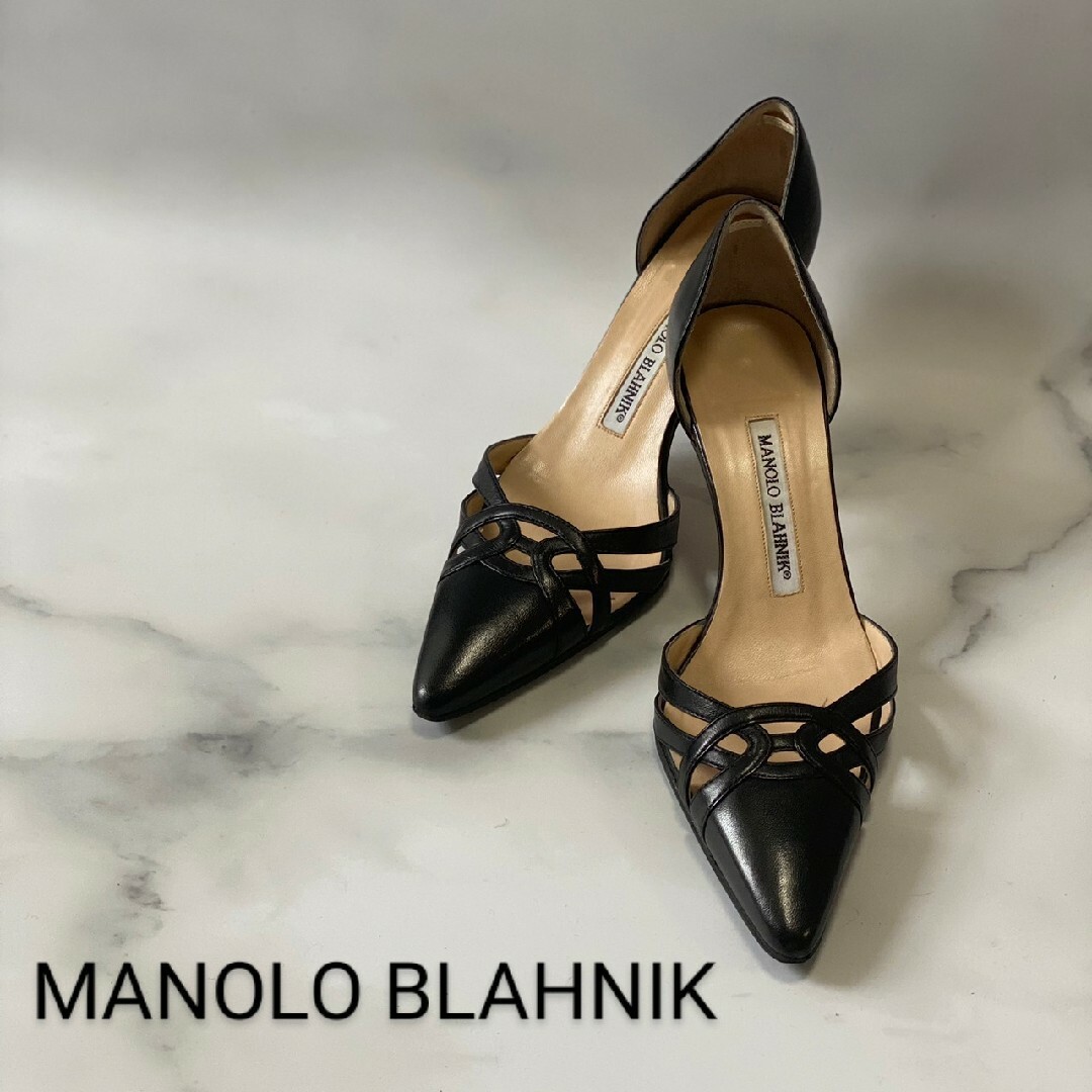 MANOLO BLAHNIK - MANOLO BLAHNIK マノロブラニク ピンヒール パンプス