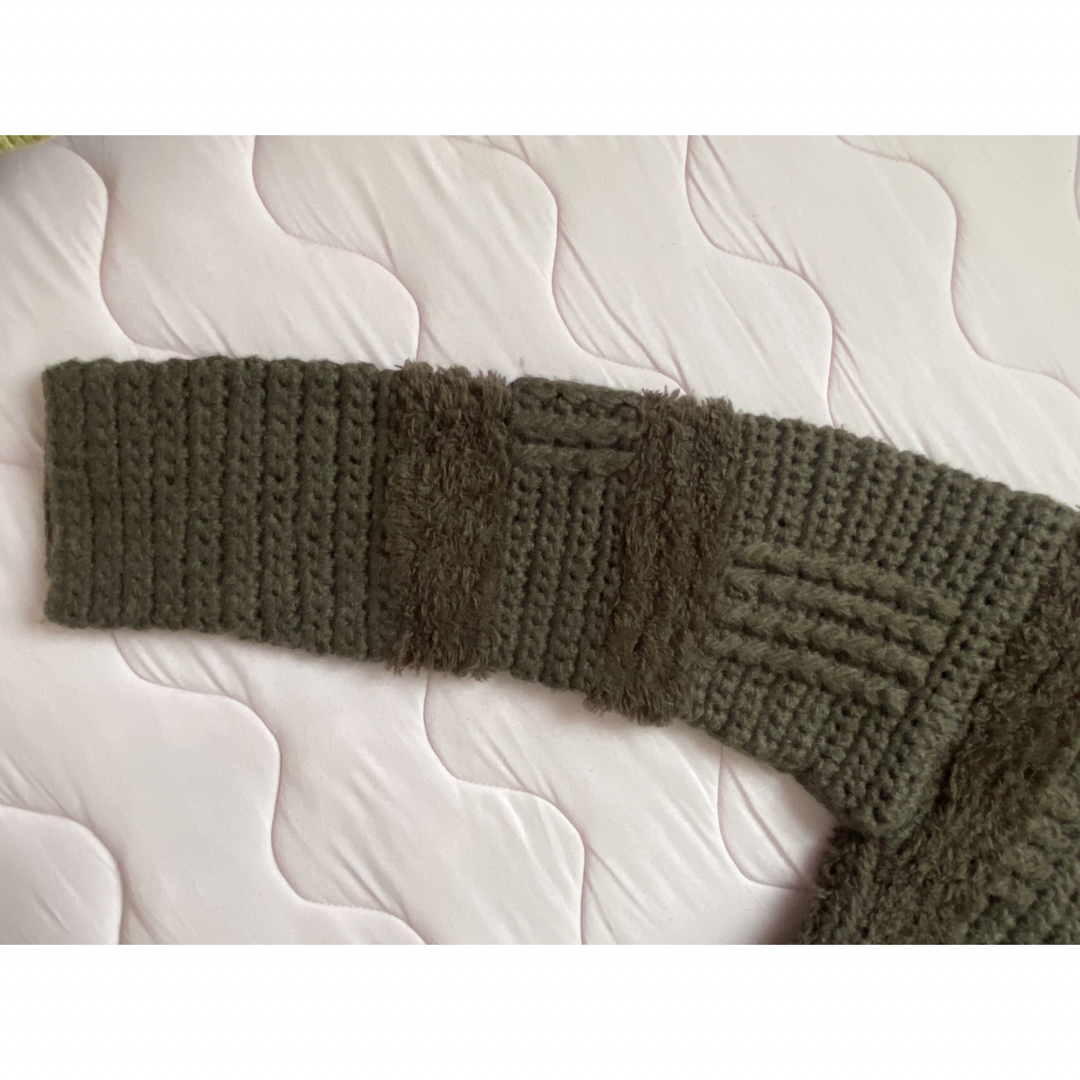 CLANE(クラネ)のClane wide check hand knit レディースのトップス(ニット/セーター)の商品写真