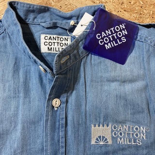 キャントン(Canton)のCANTON COTTON MILLS キャントン デニム シャンブレー シャツ(シャツ)