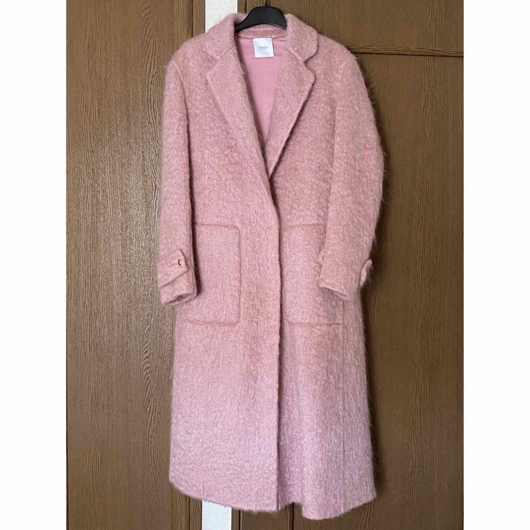Agnona - アニオナ コート 美品 ピンク モヘア 38サイズの通販 by