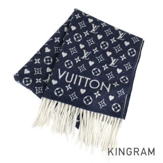 LOUIS VUITTON マフラーELEGANT BLUE COLOR 美品