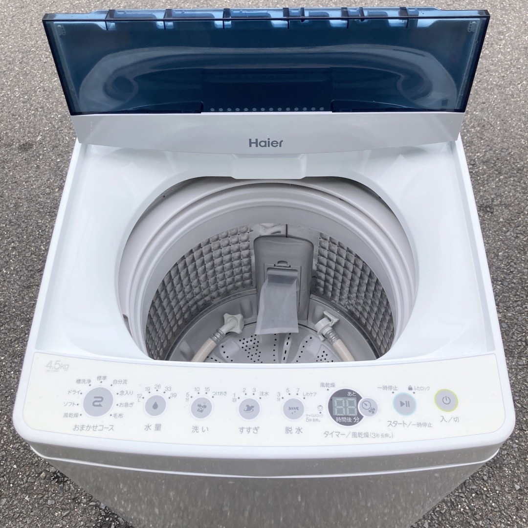 写真に写っているものが全てです♦2019♦Haier 4.5kg洗濯機【♦JW-C45A-W】♦︎♦︎♦︎♦︎