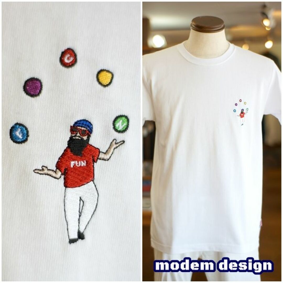 modem design(モデムデザイン)のmodemdesign モデムデザイン　半袖T　カットソー23051531 M メンズのトップス(Tシャツ/カットソー(半袖/袖なし))の商品写真
