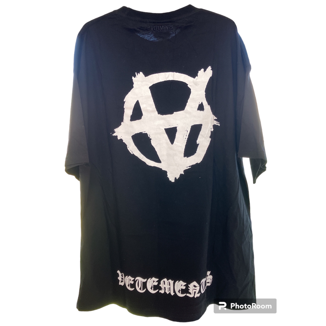 VETEMENTS - VETEMENTS DOUBLE ANARCHY LOGO T-SHIRTの通販 by A.R.C. ...