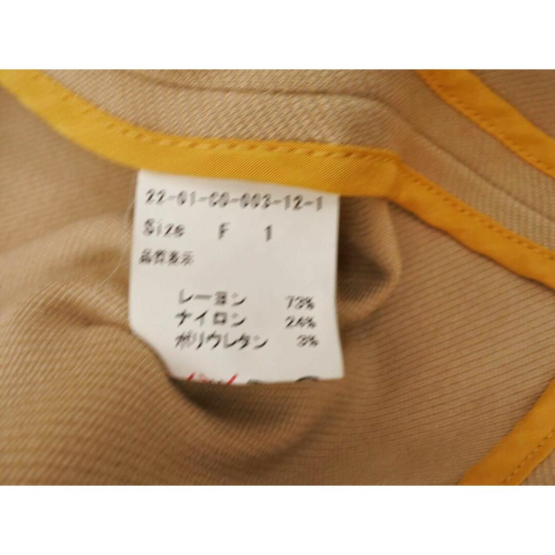 nitca(ニトカ)のnitca ニトカ ダブルボタン コート sizeF/ベージュ ◇■ レディース レディースのジャケット/アウター(その他)の商品写真