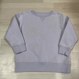 ジーユー(GU)のパープル 紫 トレーナー 120サイズ(Tシャツ/カットソー)