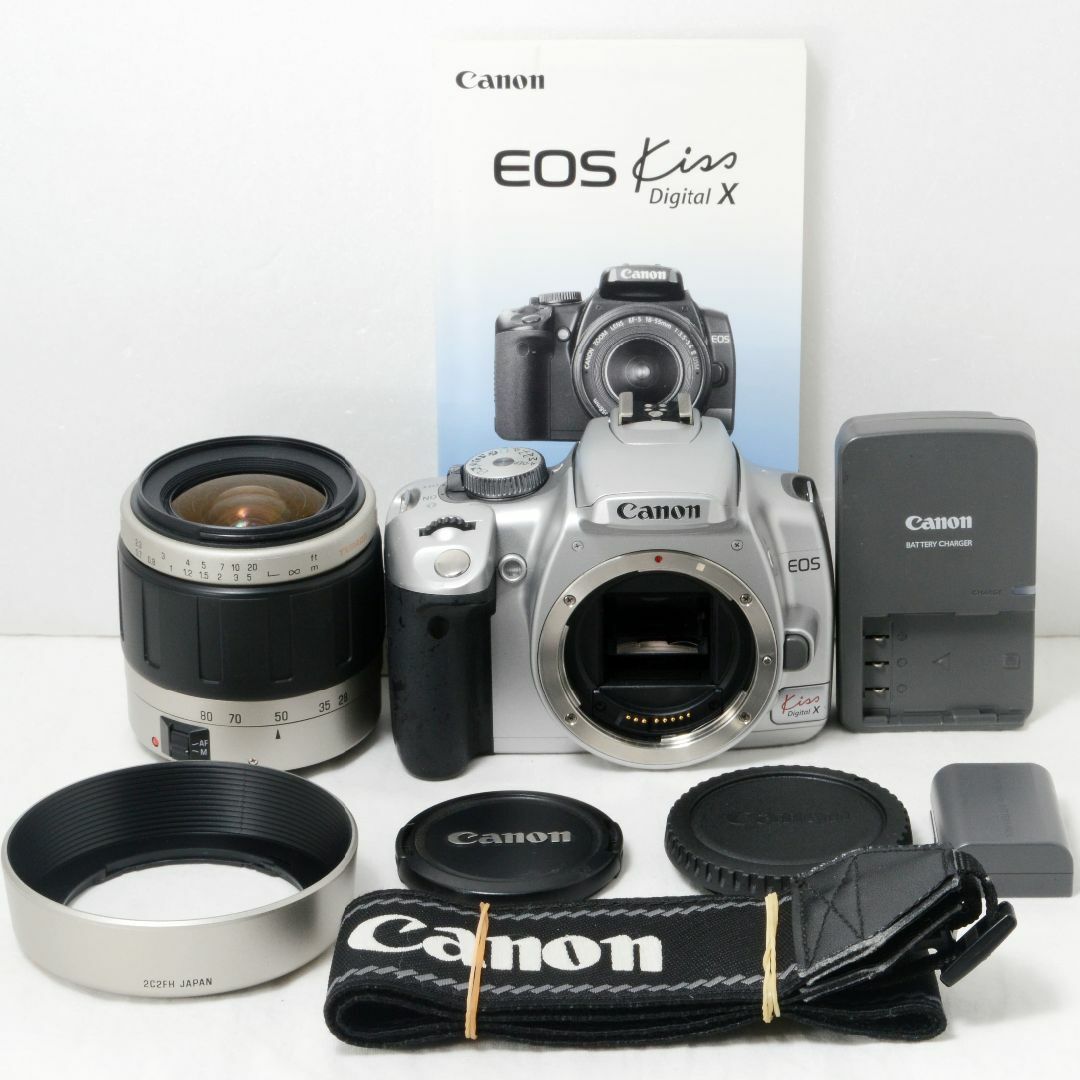 ☆入門機に☆Canon キャノン EOS Kiss Digital X シルバー デジタル一眼