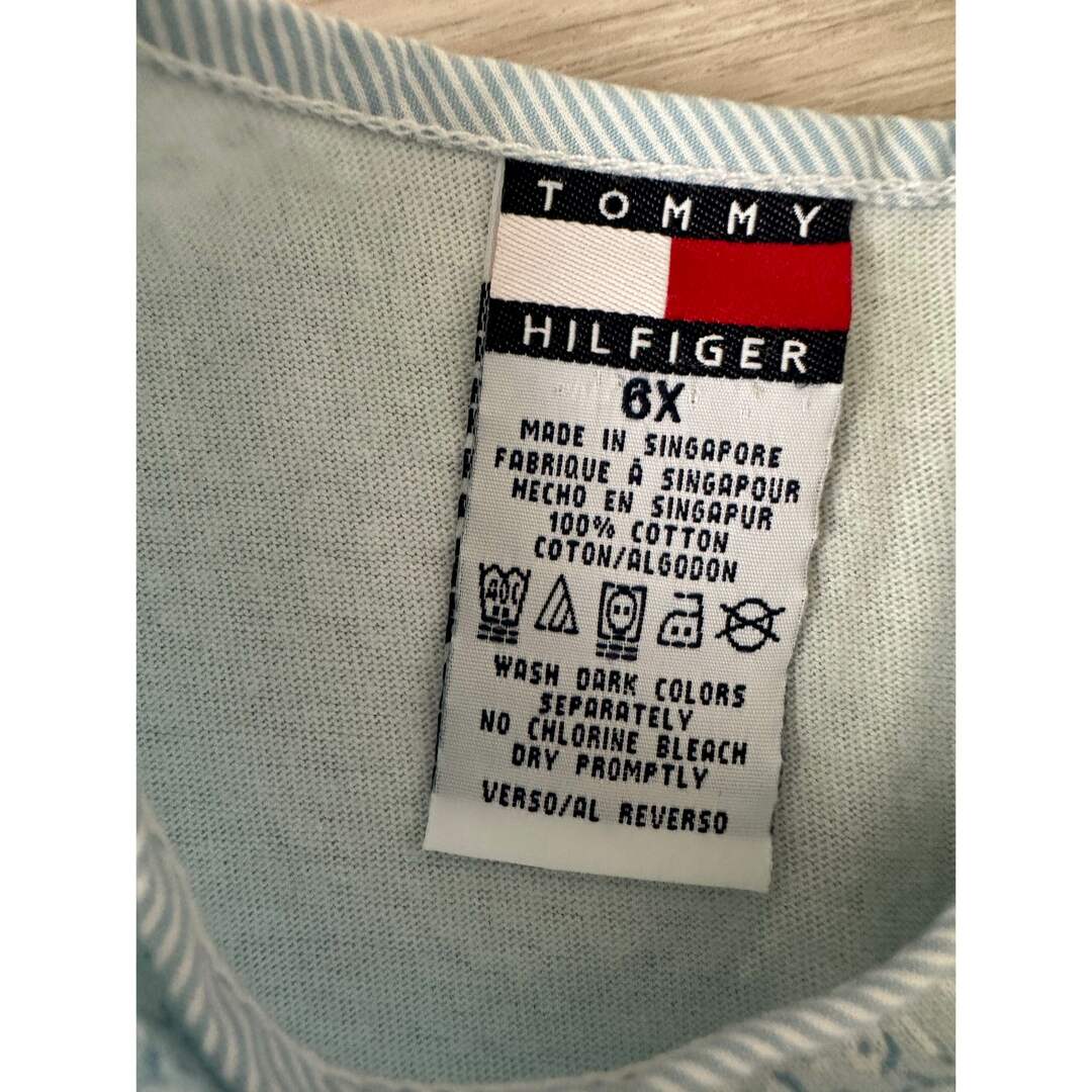 TOMMY HILFIGER(トミーヒルフィガー)のアメリカ購入トミーヒルフィガー Tシャツ6X未使用ラルフTOMMY古着 キッズ/ベビー/マタニティのキッズ服女の子用(90cm~)(Tシャツ/カットソー)の商品写真