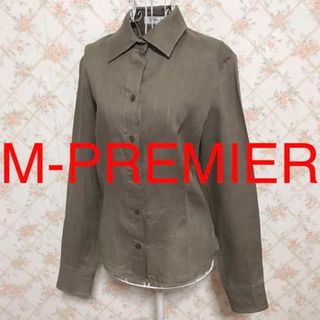 エムプルミエ(M-premier)の★M-PREMIER/エムプルミエ★極美品★長袖ブラウス38(M.9号)(シャツ/ブラウス(長袖/七分))