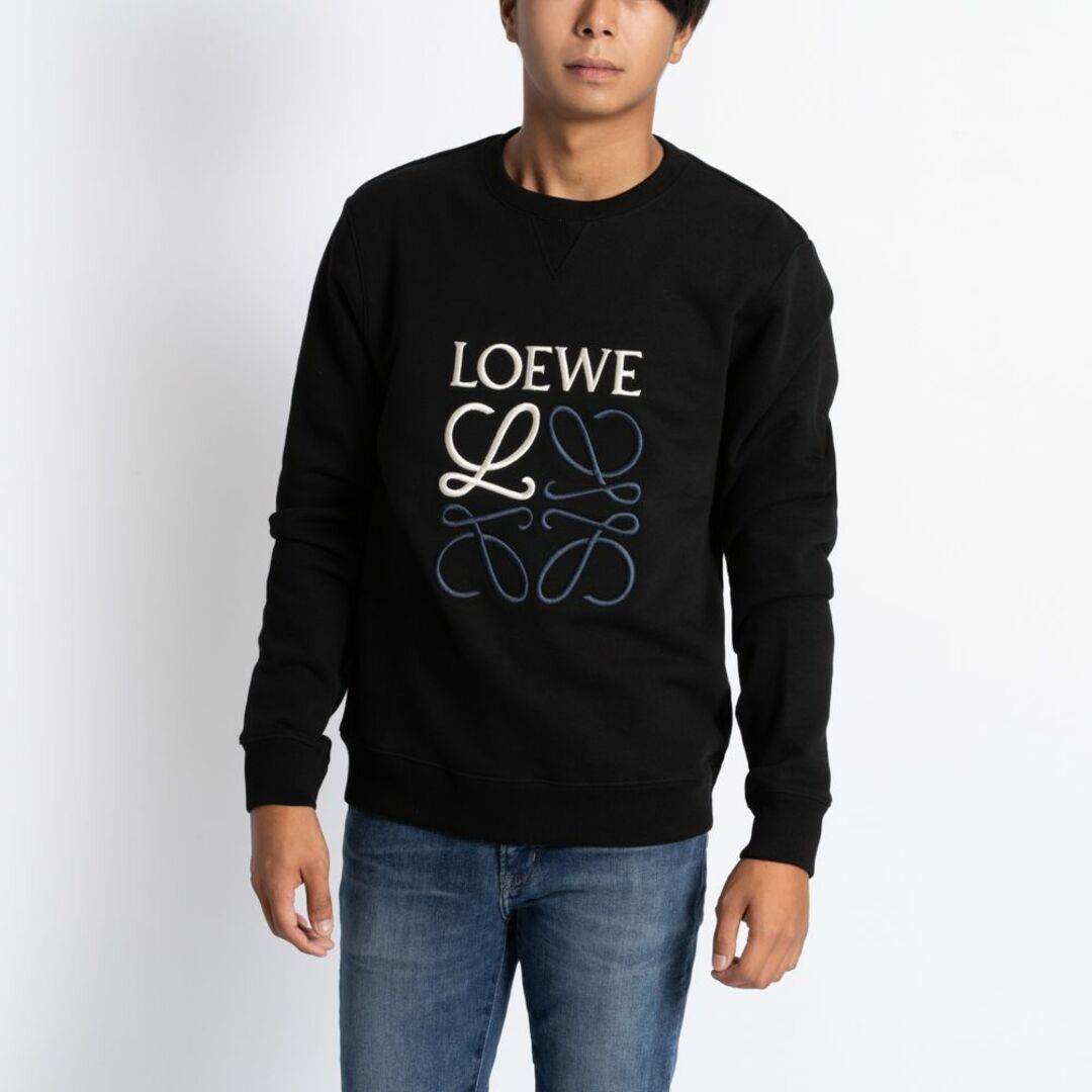 ロエベ LOEWE アナグラム スウェット ブラック FW23-24 Sサイズ
