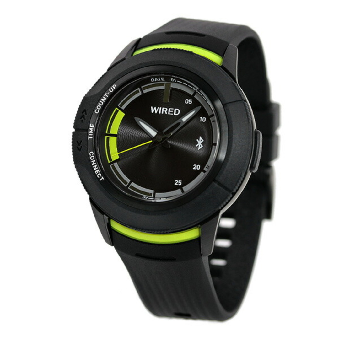 セイコー SEIKO WIRED WW 腕時計 メンズ AGAB415 ワイアード ツーダブ タイプ 04 クオーツ（N855） ブラックxブラック アナログ表示