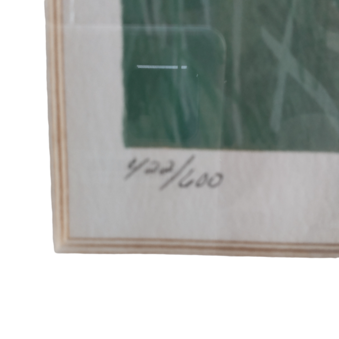 Eda Varricchio イーダ ヴァリッキオ 白いベンチ 422/600 セリグラフ 中古 送料無料４ Eda Varricchio イーダ ヴァリッキオ 白いベンチ 422/600