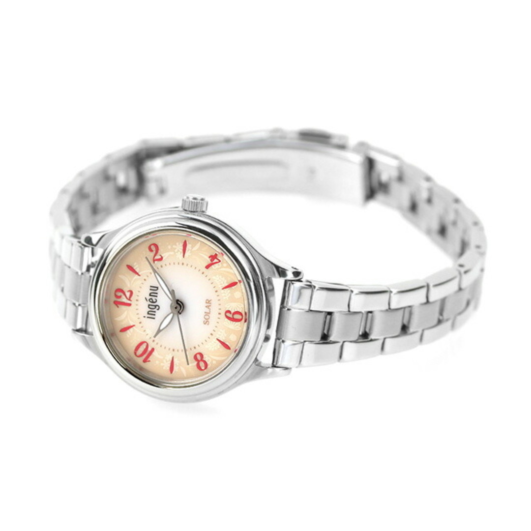 SEIKO(セイコー)の【新品】セイコー SEIKO ALBA ingenu 腕時計 レディース AHJD435 アルバ アンジェーヌ ソーラー ベージュグラデーションxシルバー アナログ表示 レディースのファッション小物(腕時計)の商品写真
