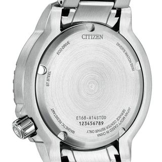 シチズン CITIZEN PROMASTER 腕時計 メンズ BN0167-50H プロマスター MARINEシリーズ エコ・ドライブ ダイバー200m エコ・ドライブ パールグレーxシルバー アナログ表示