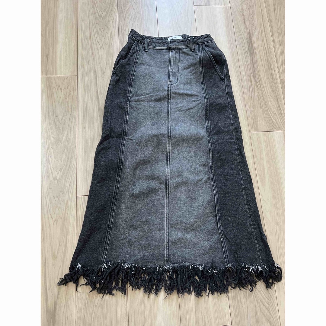 AMERI アメリ　RAGGED DENIM SKIRT　【 新木優子着用】