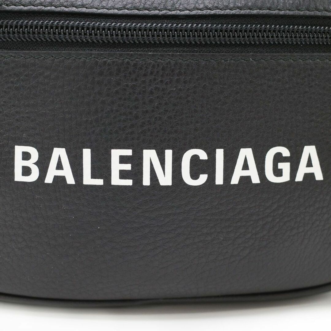 BALENCIAGA BAG(バレンシアガバッグ)の美品 バレンシアガ エブリデイ ボディバッグ ウエストバッグ 531933 レザー ブラック シルバー金具 レディースのバッグ(ボディバッグ/ウエストポーチ)の商品写真