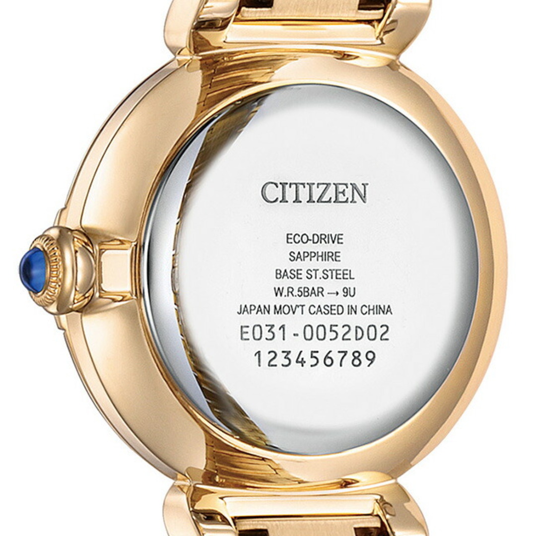 CITIZEN(シチズン)の【新品】シチズン CITIZEN L 腕時計 レディース EM1063-89D エル エコ・ドライブ エコ・ドライブ シェルxゴールド アナログ表示 レディースのファッション小物(腕時計)の商品写真