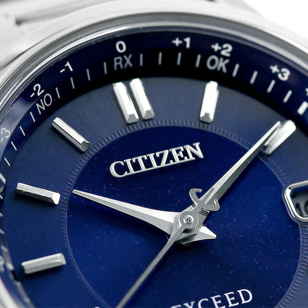 CITIZEN(シチズン)の【新品】シチズン CITIZEN EXCEED 腕時計 レディース ES9370-62L エクシード ダイレクトフライト ペアモデル 光発電エコ・ドライブ電波 ブルーxシルバー アナログ表示 レディースのファッション小物(腕時計)の商品写真