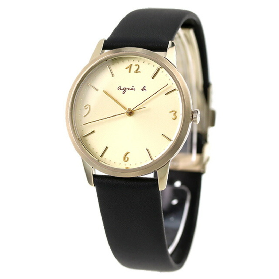 agnes b.(アニエスベー)の【新品】アニエスベー agnes b. 腕時計 レディース FBSK937 agnes b.  Marcello クオーツ ゴールドxブラック アナログ表示 レディースのファッション小物(腕時計)の商品写真