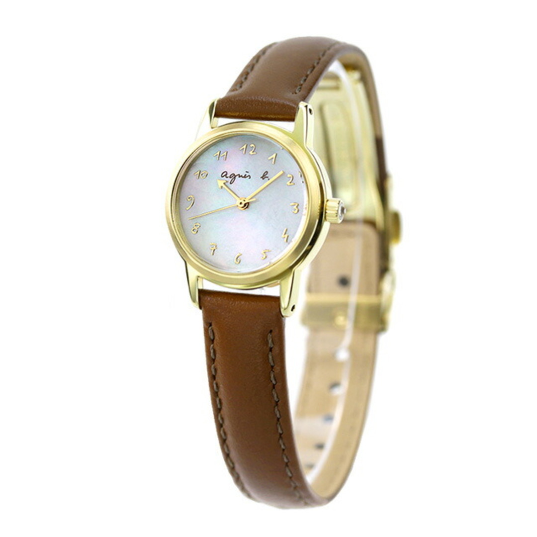 agnes b. アニエスベー MARCELLO 腕時計 ホワイト-