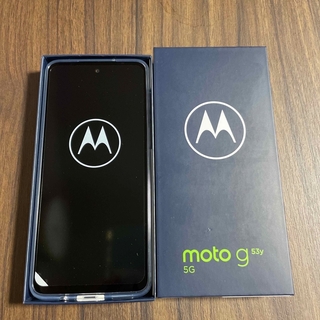 Motorola - moto g 53y 5G 新品未使用 SIMフリー インクブラックの ...