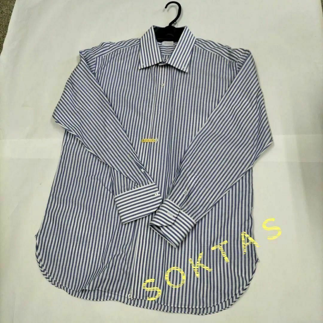 SOKTAS ストライプシャツ　ソクタス　青 メンズのトップス(シャツ)の商品写真