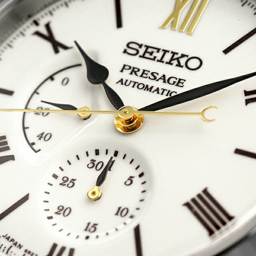 セイコー SEIKO PRESAGE 腕時計 メンズ SARW067 プレザージュ プレステージライン 自動巻き アイボリーxダークブラウン アナログ表示