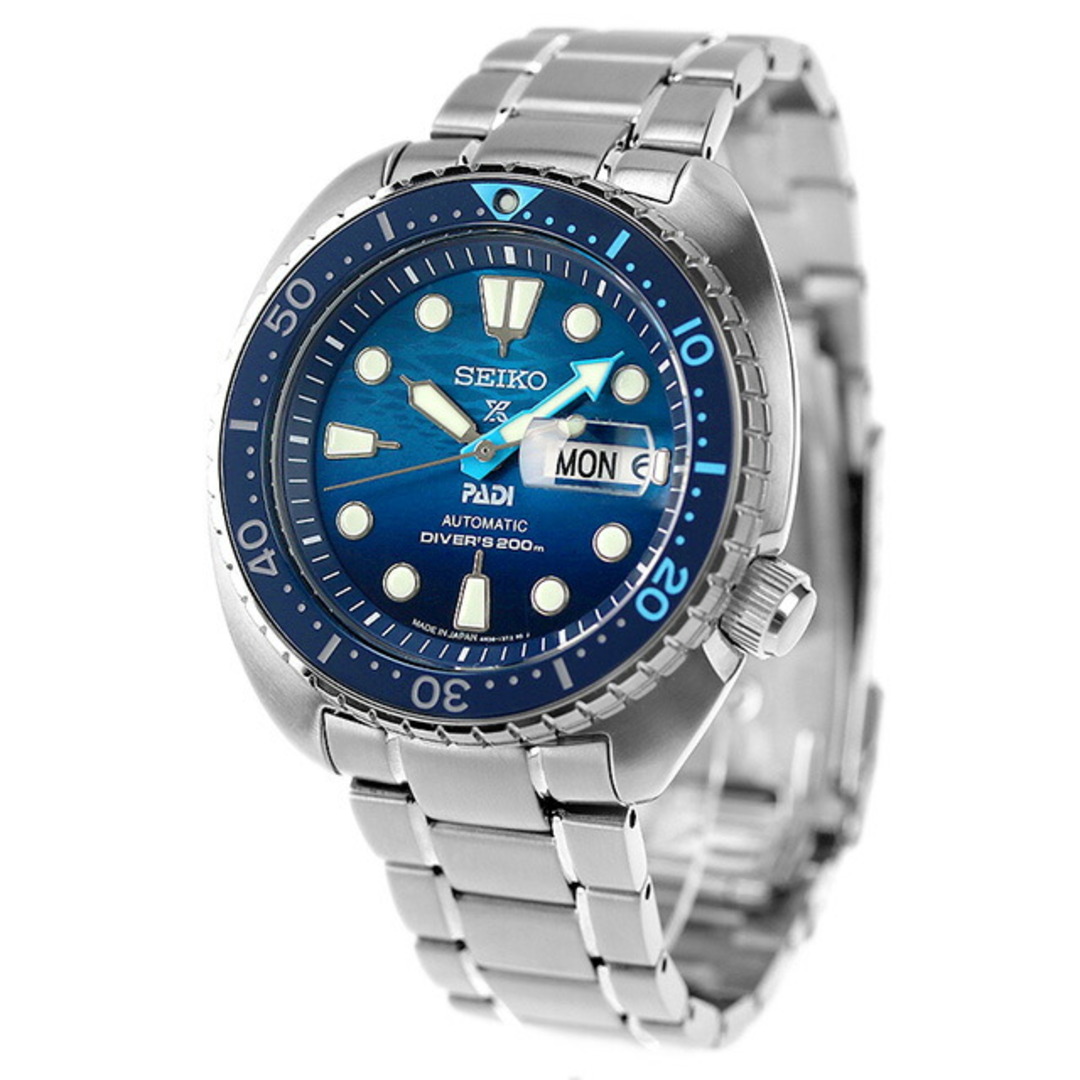 【新品】セイコー SEIKO PROSPEX 「海」シリーズ 腕時計 メンズ SBDY125 プロスペックス ダイバースキューバ 自動巻き ブルーグラデーションxシルバー アナログ表示21cmラグ幅