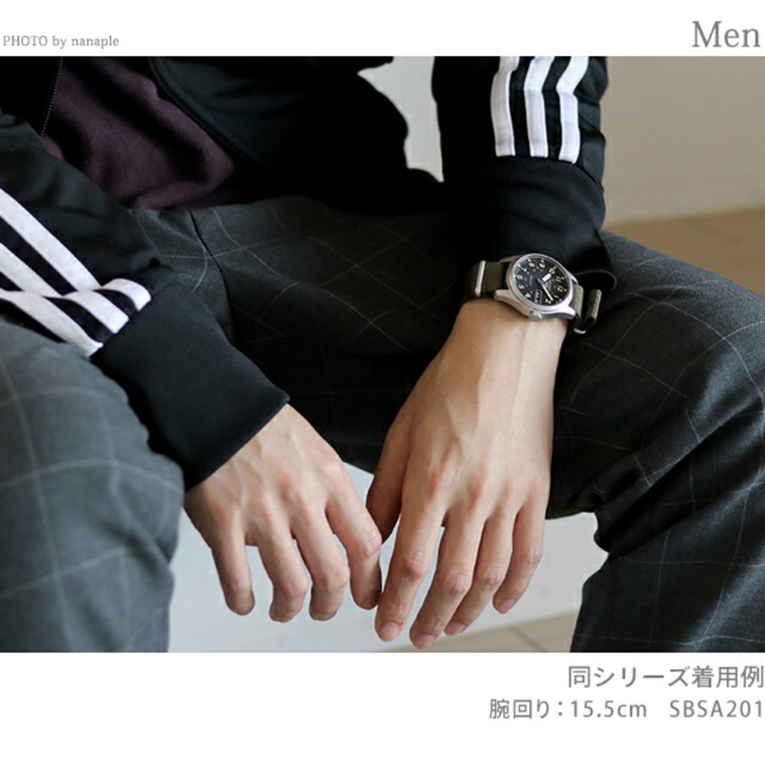 SEIKO(セイコー)の【新品】セイコー Seiko 5 Sports 腕時計 メンズ SBSA199 セイコー5 スポーツ スポーツ スタイル 自動巻き ベージュxベージュ アナログ表示 メンズの時計(腕時計(アナログ))の商品写真