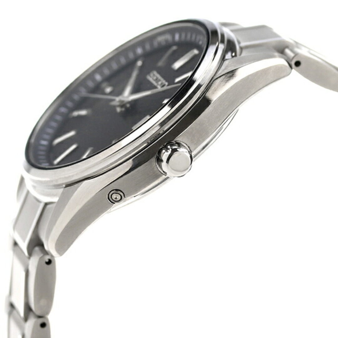 セイコー SEIKO SELECTION 腕時計 メンズ SBTM341 セイコーセレクション 電波ソーラー ブラックxシルバー アナログ表示