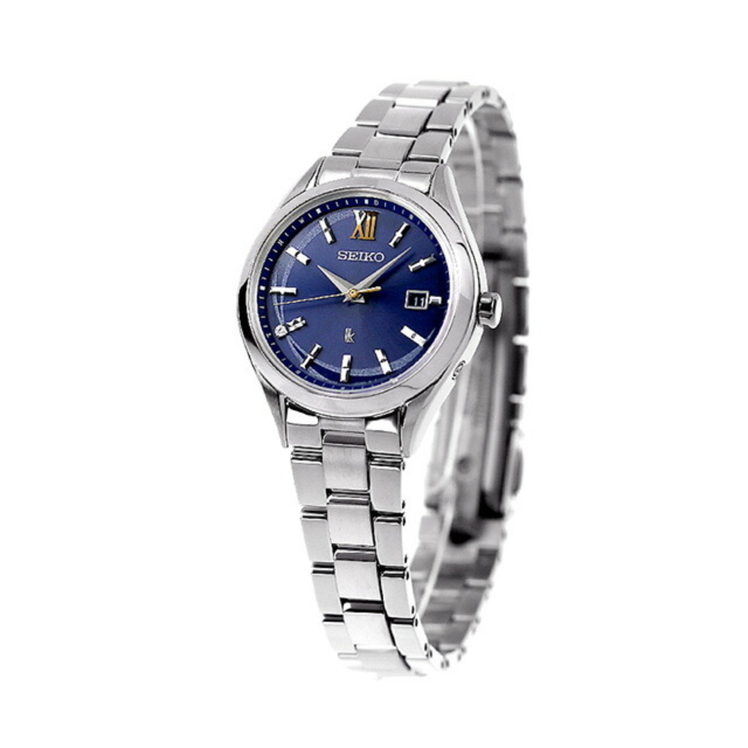 セイコー SEIKO LUKIA 腕時計 レディース SSQW075 ルキア レディコレクション 2023 エターナルブルー 限定 電波ソーラー ネイビーxシルバー アナログ表示