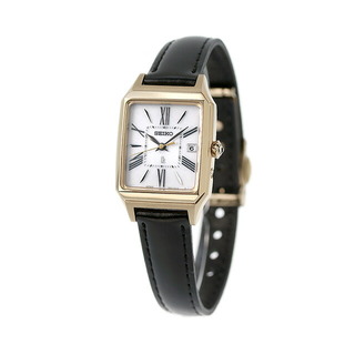 セイコー(SEIKO)の【新品】セイコー SEIKO LUKIA 腕時計 レディース SSVW212 ルキア 電波ソーラー シルバーxブラック アナログ表示(腕時計)